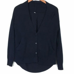 Lululemon Cardi In The Front Cardigan navy 4